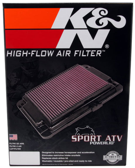 Couvercle de boîte à air Powerlid K&amp;N 06-09 et 12-13 Honda TRX450ER / 06-09 TRX450R
