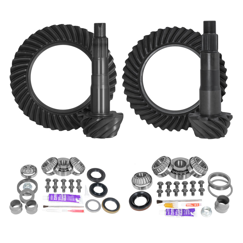 Kit de couronne et pignon Yukon avant et arrière pour différentiel Toyota 8.2/8IFS (sans blocage d'usine) rapport 4.56