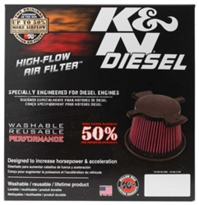 Filtre à air K&amp;N 07 Dodge Ram 2500/3500 6,7 L-L6 DSL