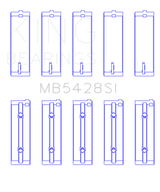 King Engine Bearings Honda R16A/ R18A 2006- Current Main Bearing Set