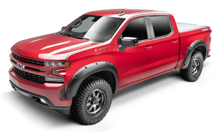 Élargisseurs de pare-chocs style forge Bushwacker 07-13 GMC Sierra 1500 4 pièces - Noir