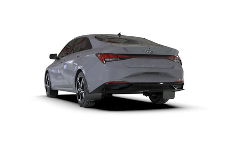 Rally Armor 21-23 Hyundai Elantra (ne convient pas à la gamme Elantra N/N) Garde-boue noir UR avec logo gris