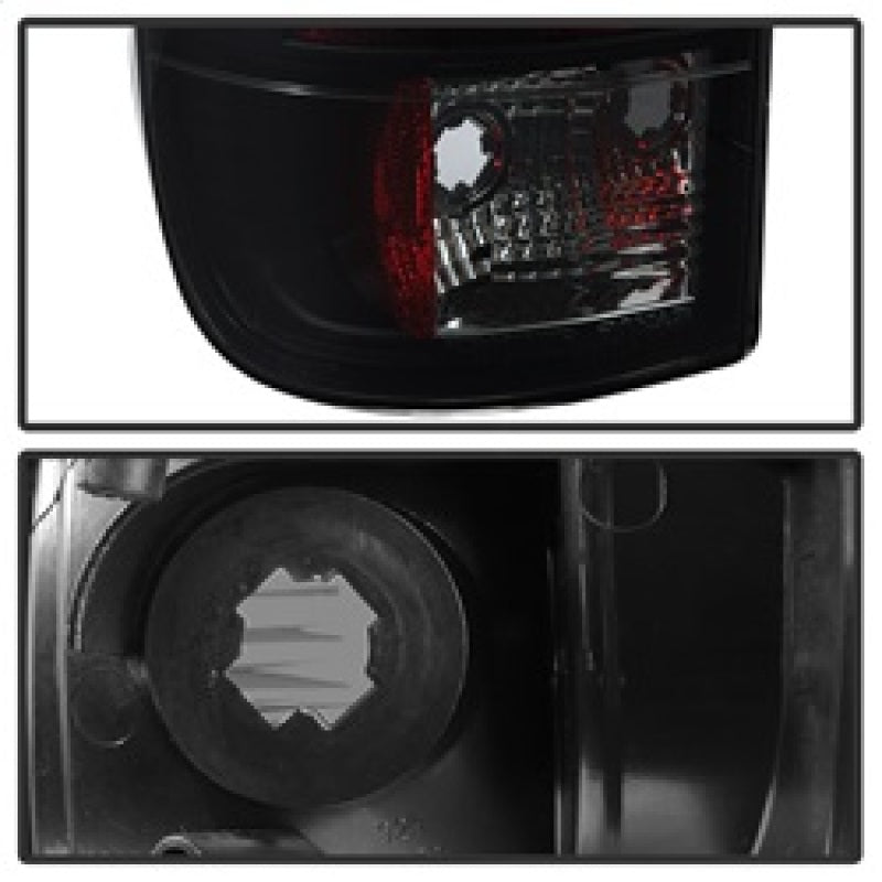 Feux arrière à LED Spyder 08-16 Ford Super Duty F-250 V3 - Fumée noire ALT-YD-FS07V3-LBLED-BSM