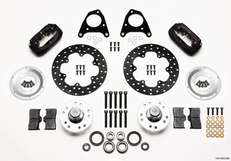 Kit de frein avant Wilwood Forged Dynalite Rotor percé 87-93 Mustang 84-86 SVO 5 Lug