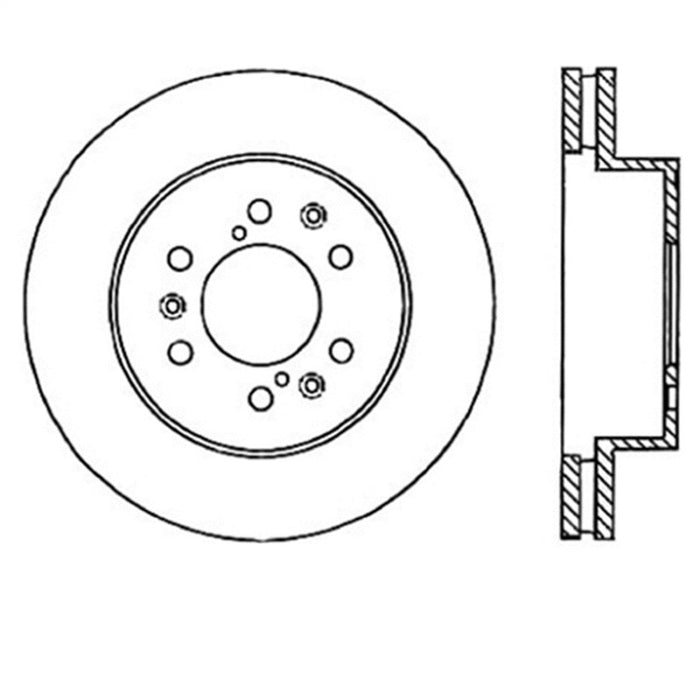 Rotor avant gauche StopTech Power Slot 07 Chevrolet Tahoe