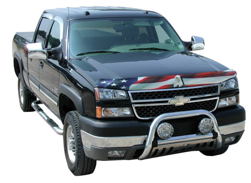 Protecteur de capot Vigilante Premium pour Chevrolet Silverado 2500 HD 2007-2010 Stampede - Drapeau