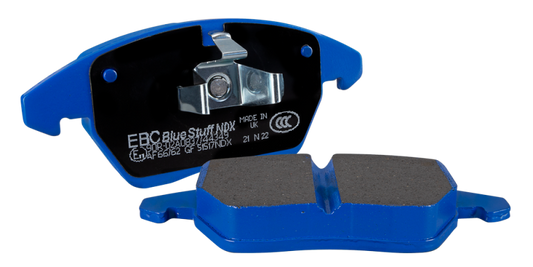 EBC Racing 12-19 BMW 3-Series (F30/F31/F34) Apollo-4 Caliper Bluestuff Racing Brake Pad