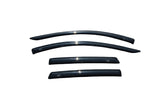 Déflecteurs de fenêtre AVS 07-14 Ford Edge Ventvisor à montage extérieur 4 pièces - Fumé