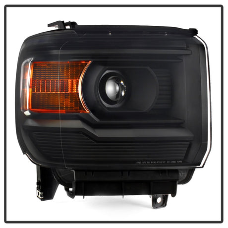 Phares halogènes de style OEM xTune 14-15 GMC Sierra 1500 – Noir (HD-JH-GS14-AM-BK)