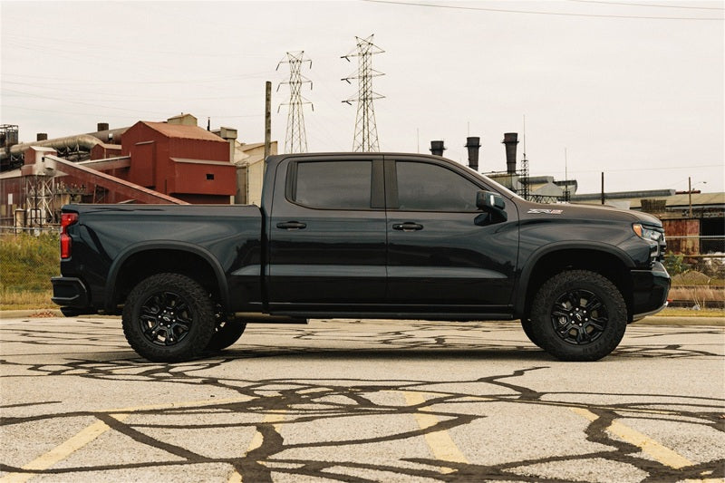 Corsa 22-23 Chevrolet Silverado 1500 Cat-Back Double sortie arrière avec deux embouts noirs de 4 pouces