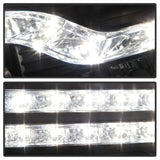 Phares de projecteur Spyder Chevy Silverado 1500 07-13 V2 - LED DRL - Noir PRO-YD-CS07V2-DRL-BK