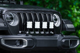 Kit de barre lumineuse de calandre CrossLink à 4 modules pour Jeep JL SS5 de Diode Dynamics Sport - Combo jaune