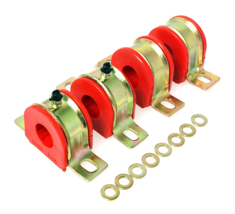 Ensemble de bagues de barre stabilisatrice avant rouge 1-1/8 po Energy Suspension 73-94 GM K5 Blazer/73-81 C-10/C1500 P/U