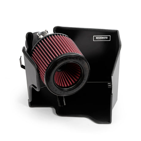 Kit d'admission d'air hautes performances Mishimoto 14-16 Mini Cooper S 2.0L - Noir froissé