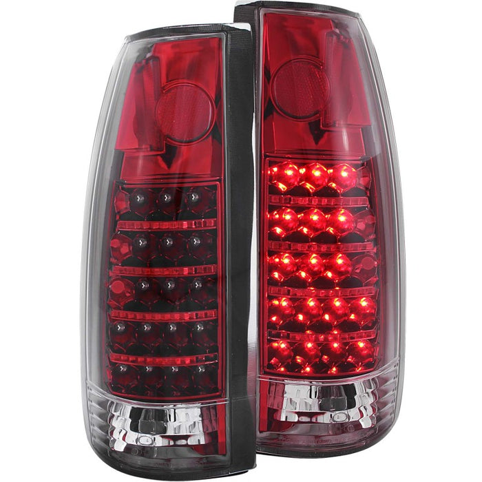 Feux arrière à LED ANZO 1999-2000 Cadillac Escalade Rouge/Clair