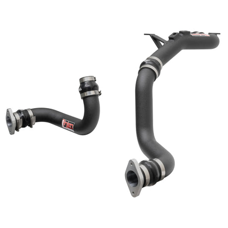 Kit de tuyaux de refroidisseur intermédiaire en aluminium Injen 22-23 pour Honda/Acura Civic/Si/Integra 1,5 L Turbo - Noir froissé