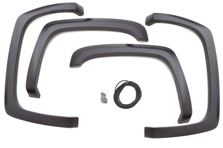 Élargisseurs d'ailes lisses Elite Series de style SX-Sport pour Chevy Silverado 1500 99-07 - Noir (4 pièces)