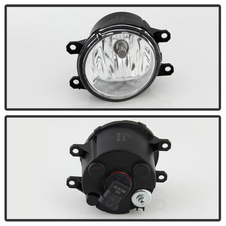 Feux antibrouillard d'origine Spyder Toyota Sienna 11-17 SE uniquement avec interrupteur d'installation d'origine - H8 (inclus) - Transparent
