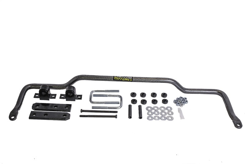 Barre stabilisatrice avant Hellwig 99-02 Ford E-350 Super Duty en chromoly solide traité thermiquement de 1-1/8 po