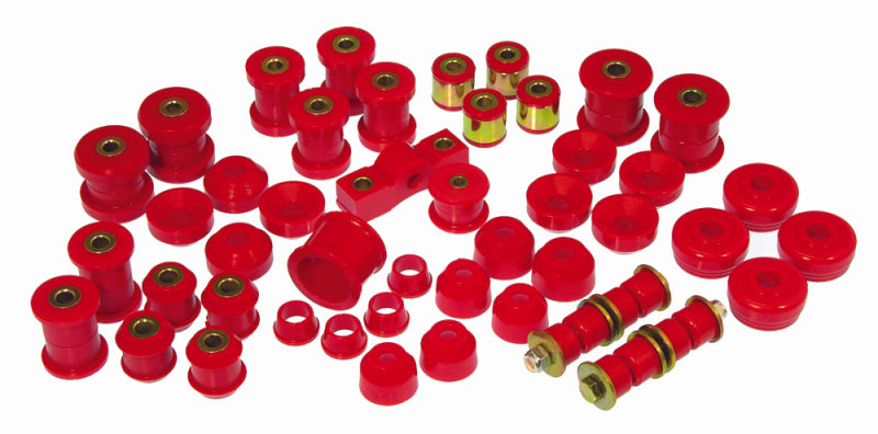 Kit complet Prothane 84-87 pour Honda Civic/CRX - Rouge