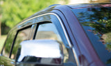 Déflecteurs de fenêtre à profil bas AVS 15-19 GMC Yukon XL/15-19 Chevrolet Suburban Ventvisor 4 pièces - Chrome