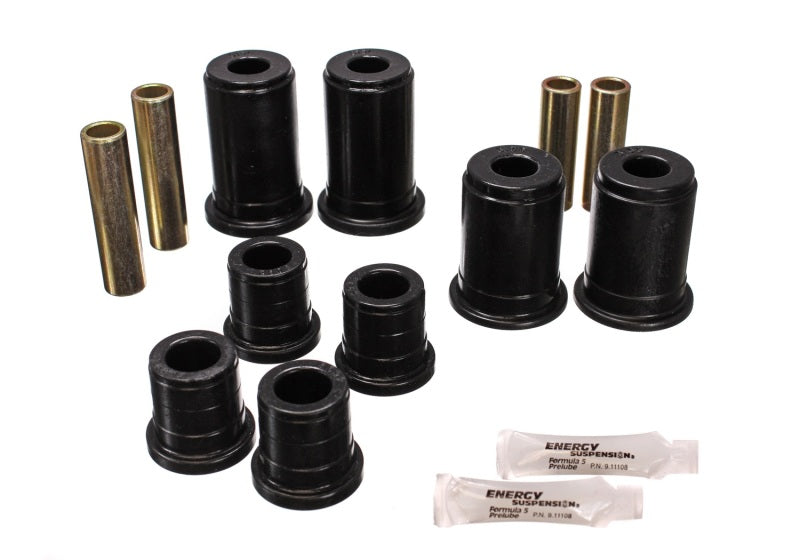 Ensemble de bagues de bras de suspension avant noires Energy Suspension 92-94 K-5 Blazer / 92-99 Denali/Suburban/Yukon