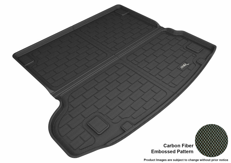 Tapis de coffre 3D MAXpider 2017-2020 pour Jaguar/Land Rover F-Pace/Range Rover Velar Kagu - Noir