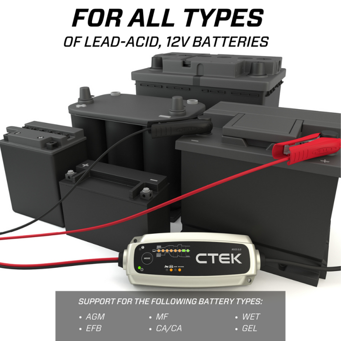 Chargeur de batterie CTEK - MXS 5.0 4,3 A 12 V