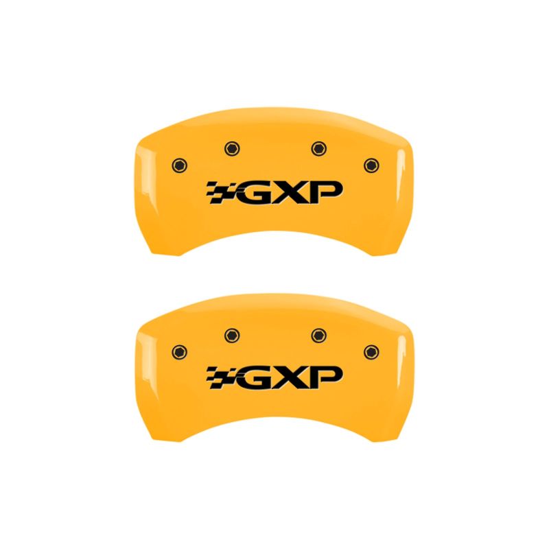 Couvre-étriers MGP 4 gravés avant et arrière MGP finition noire argent ch