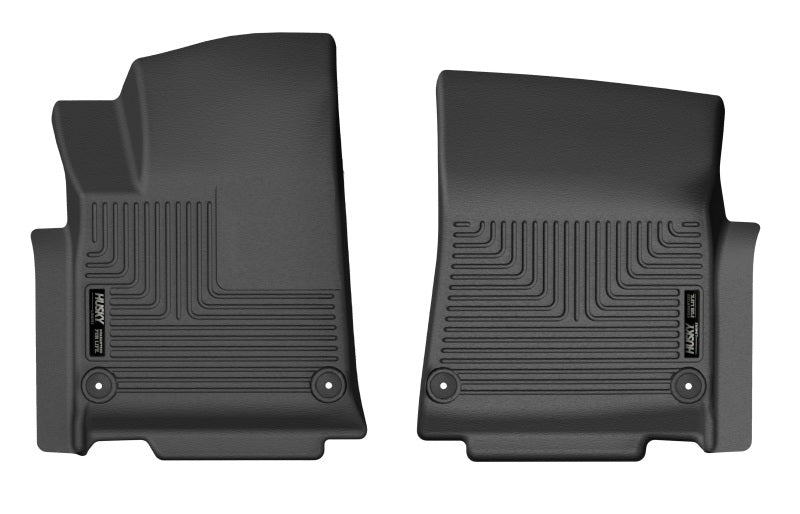 Husky Liners 2022 Rivian R1T WeatherBeater Front Floor Liner - Blk