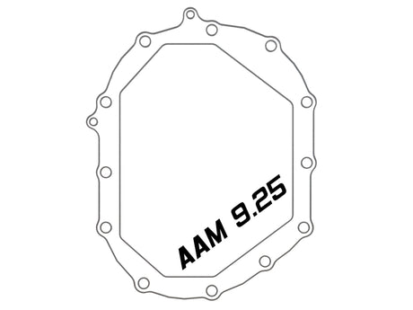 Couvercle de différentiel avant AFE Power 11-18 GM 2500-3500 AAM 9.25, série Street usinée noire