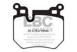 Plaquettes de frein arrière EBC Greenstuff pour BMW 135 3.0 Twin Turbo 08-10