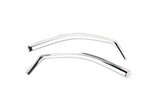 Pare-soleils chromés pour cabine multiplace/cabine extensible Putco 99-16 Ford SuperDuty (avant uniquement)
