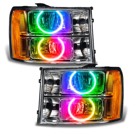 Oracle 07-13 GMC Sierra SMD HL - Conception à anneau rond - ColorSHIFT sans contrôleur VOIR LA GARANTIE