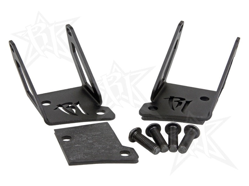 Rigid Industries Jeep JK - Kit de montage de montant A - Ensemble de supports Dually/D2
