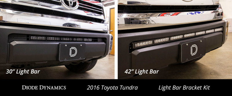 Ensemble de barres lumineuses Stealth pour Toyota Tundra SS30 14-21 de Diode Dynamics - Combo blanc