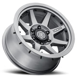 Roue en titane ICON Rebound Pro 17x8,5 5x4,5 0 mm de déport 4,75 pouces BS 71,5 mm d'alésage