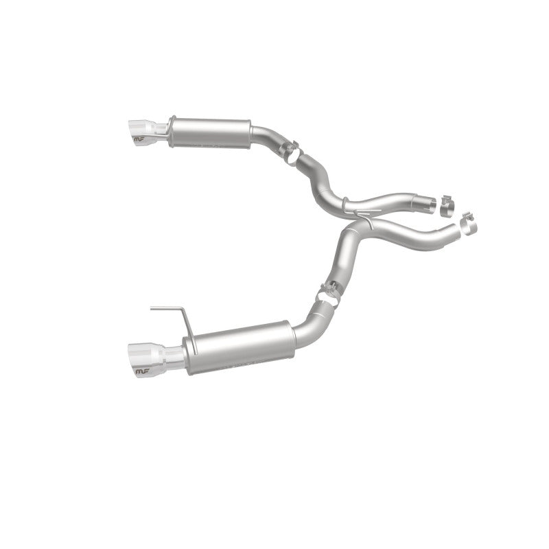 Essieu arrière MagnaFlow, SS, 3 po, compétition, embout poli double division de 4,5 po, Ford Mustang GT V8 5.0 2015