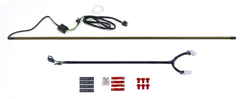 Kit de montage direct de lame lumineuse Putco 15-22 Chevy Colorado//20-22 Jeep Gladiator 48 pouces Rouge/Ambre/Blanc