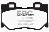 Plaquettes de frein arrière EBC 08-13 Infiniti FX50 5.0 Yellowstuff