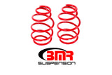 BMR 10-15 5th Gen Camaro V8 Front Lowering Springs - Red BMR Suspension