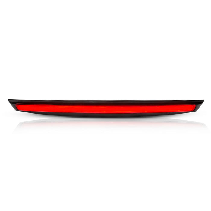 ANZO 2007-2014 Chevrolet Suburban 1500 3ème feu stop LED boîtier noir lentille rouge avec becquet 1 pièce