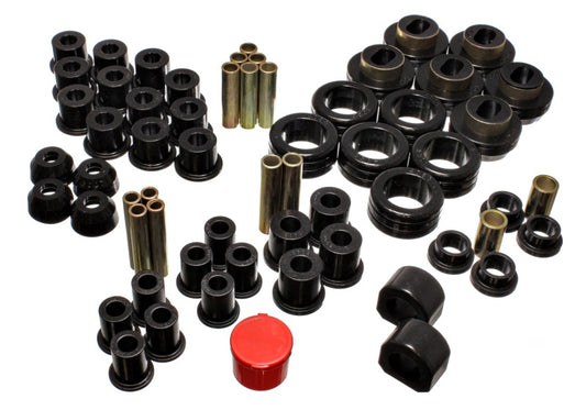 Energy Suspension 81-87 Chevy/GMC 4WD (W/ Stock Front Springs) Black Hyper-flex Master Bushing Set