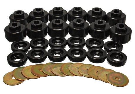 Kit de montage de carrosserie Energy Suspension - Noir