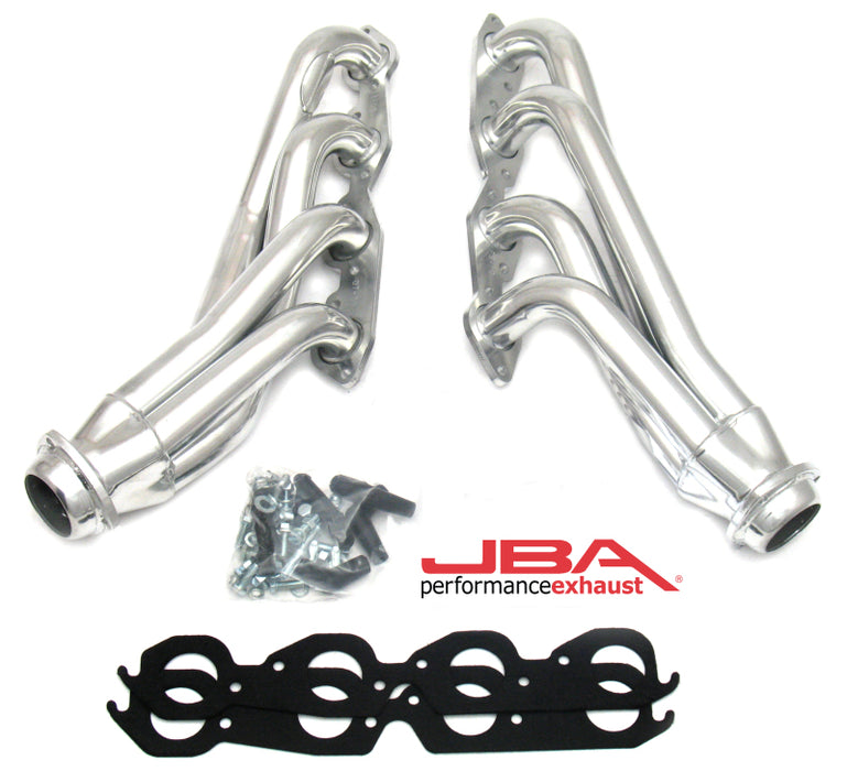 JBA 01-03 Gm Truck 8.1L BBC sans EGR/AIR 1-3/4in primaire argent Ctd Cat4Ward header