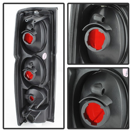 Feux arrière Spyder Nissan Hardbody 86-97 de style européen, fumée noire ALT-YD-NH86-BSM