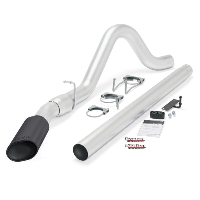 Banks Power 08-10 Ford 6.4L (All W/B) Monster Exhaust System - SS Single Exhaust w/ Black Tip