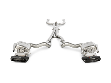 Arrière de catalyseur Akrapovic 15-17 AMG C63 Estate Evolution Line (titane) avec embouts en carbone (tuyau de liaison requis)