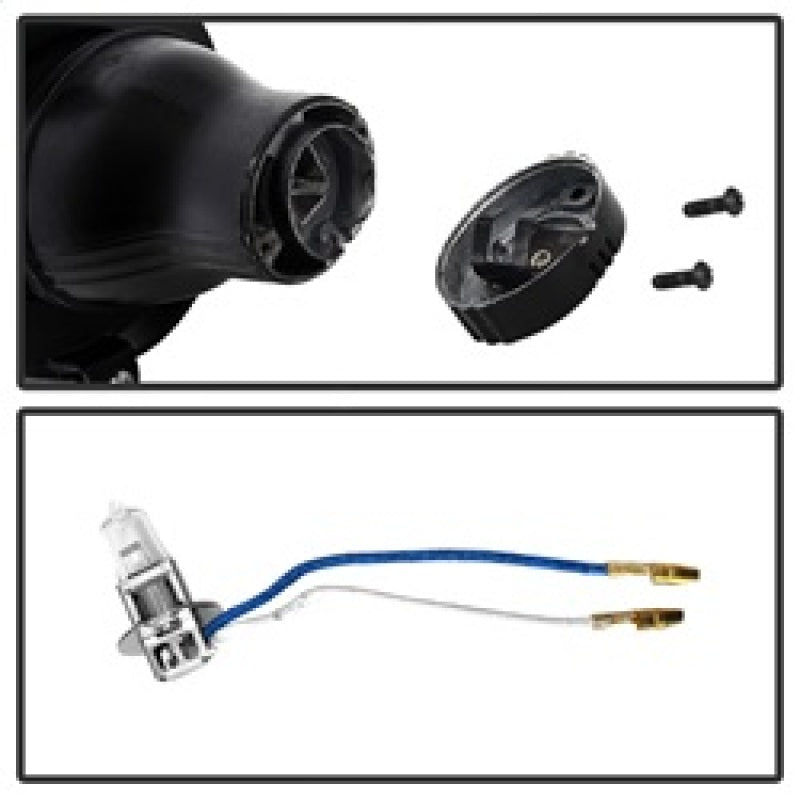 Feu antibrouillard OEM Spyder GMC Acadia 2013-2015 avec interrupteur universel - Transparent FL-GAC2013-C