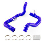 Kit de tuyaux de refroidissement de radiateur en silicone bleu Mishimoto 2018+ Jeep Wrangler JL / Gladiator JT 3,6 L AT